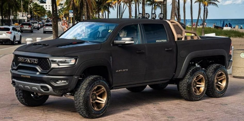 Tuners turned the Ram 1500 TRX into a real six-wheeled monster