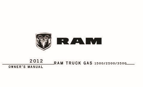 2012 RAM 1500/2500/3500 Owner's Manual