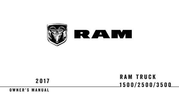2017 RAM 1500/2500/3500 Owner's Manual