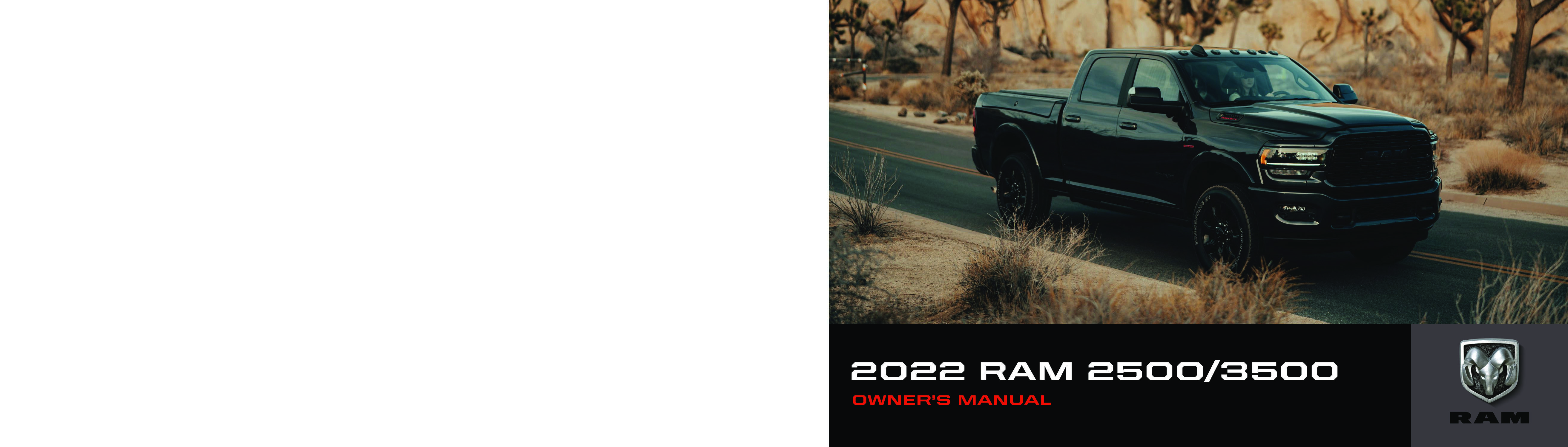 2022 RAM 2500 Owner's Manual